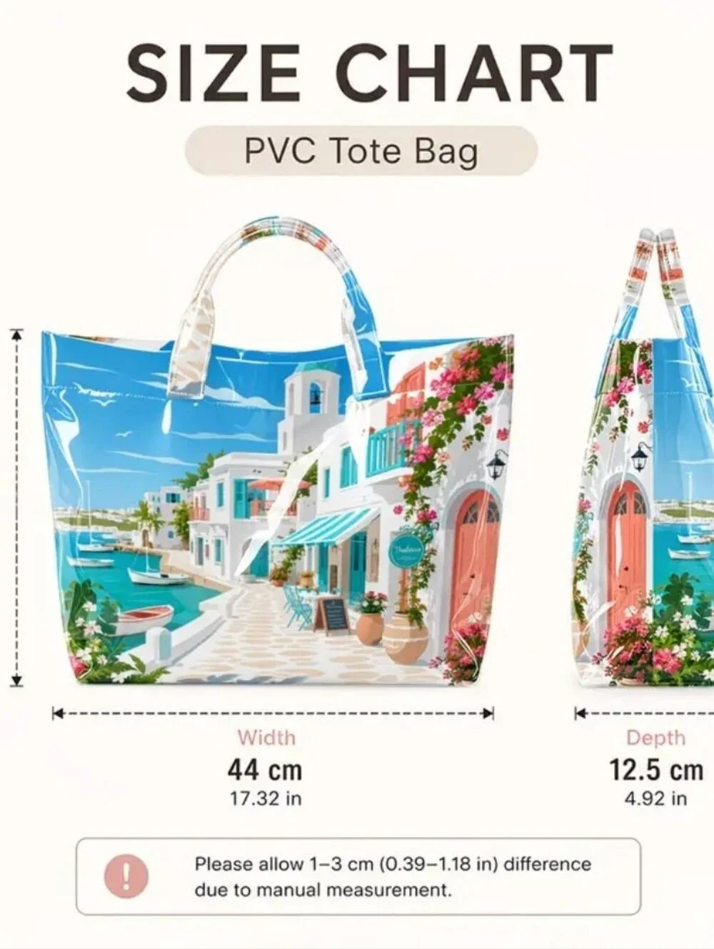 Beautiful Maccaron Fresh Inns Daily Commuter PVC Handbag Large Tote